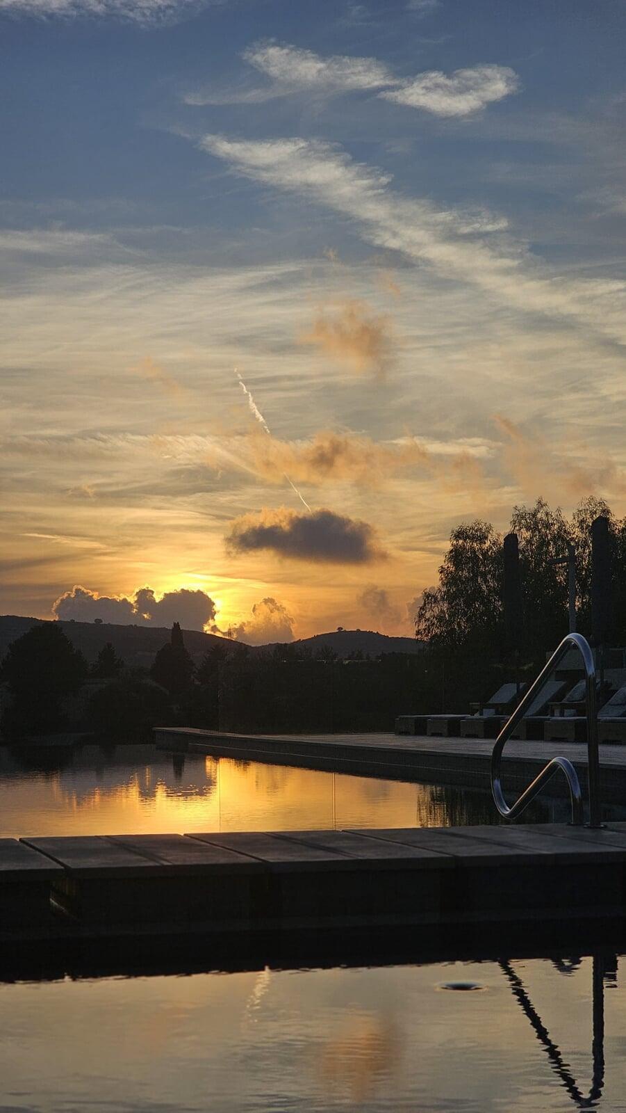 Sunset Poolside